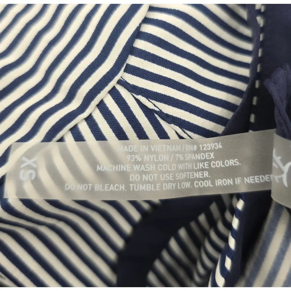 Southern‎ Tide Calia Performance Popover & Shorts Set Navy Stripe XS